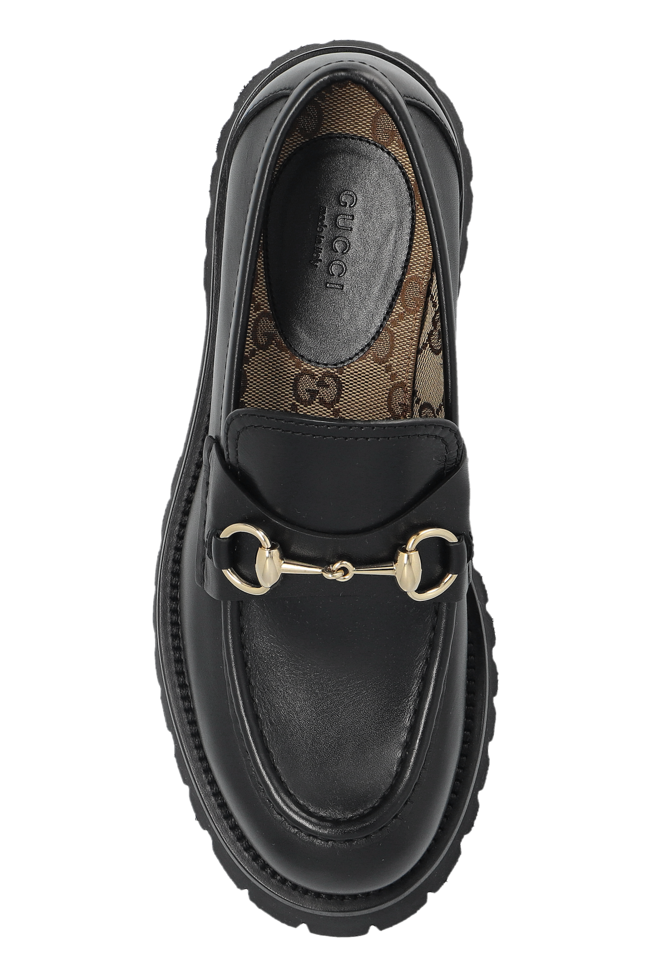 GUCCI ブラック スエード ローファー GUCCグッチ ホースビット ローファー スエード ブラック 1/2 35